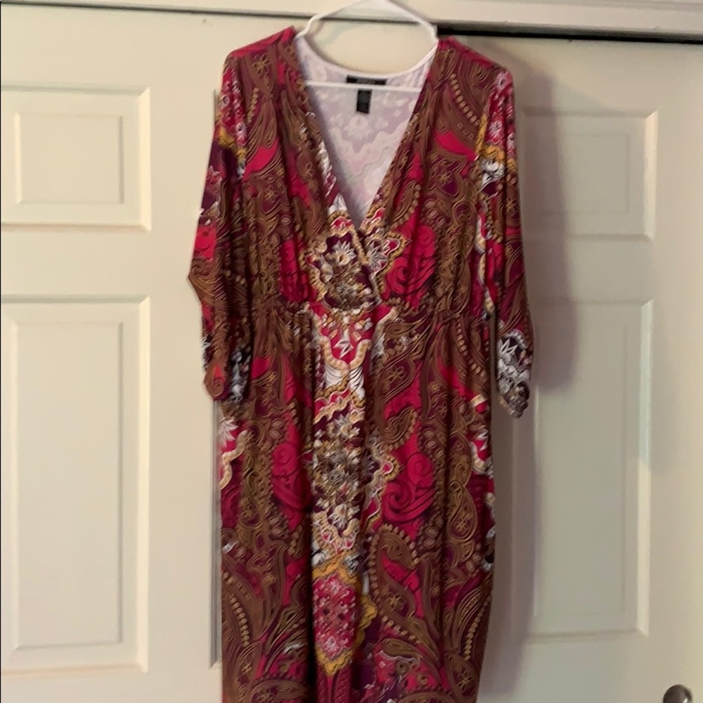 3/4 sleeve dress